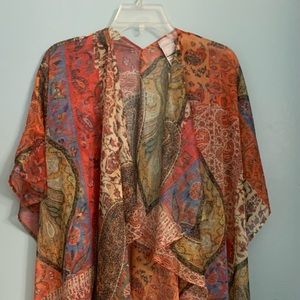 Chico’s colorful duster. Sz L/ XL